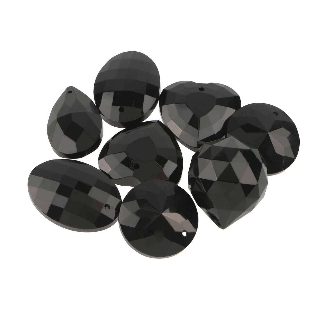 Faceted Glass Rhinestone Pendant Bead Mix by Bead Landing™